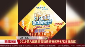 2019第九届德阳雪花啤酒节将于8月23日启幕
