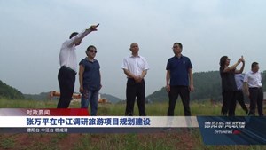 张万平在中江调研旅游项目规划建设