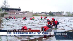 什邡：志愿服务到田间  助农战“疫”忙春种
