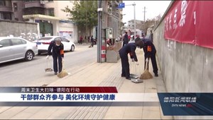 干部群众齐参与 美化环境守护健康