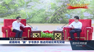 成德两地“国”字号携手 推进同城化率先突破