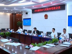 刘光强主持召开2021年市政府党组第十三次（扩大）会议  
