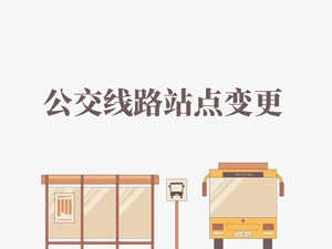 9月5日起，德阳7条公交线路站点变更！