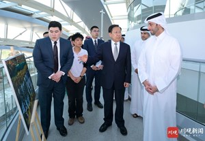 王晓晖率四川代表团在卡塔尔访问