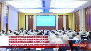 省推进成德眉资同城化发展领导小组第九次会议召开