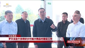 罗文全赴什邡调研乡村振兴精品村建设工作