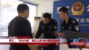 罗江：“农夫与蛇”真实上演 热心帮助反被盗