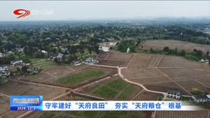 四川新闻联播丨守牢建好“天府良田” 夯实“天府粮仓”根基