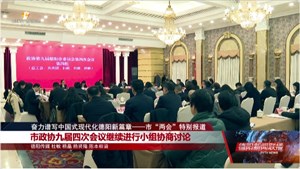 市政协九届四次会议继续进行小组协商讨论