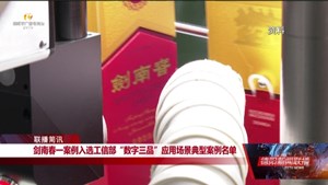 剑南春一案例入选工信部“数字三品”应用场景典型案例名单