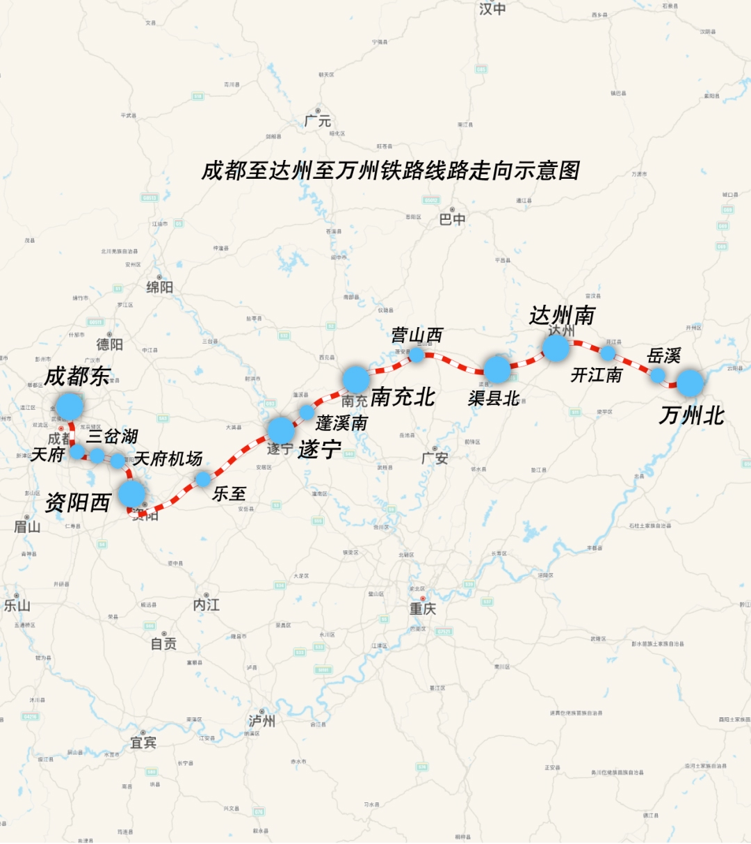 渝新欧铁路线路图起点图片